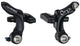 Tektro Oryx 992AG Cantileverbremse, geschmiedetes Aluminium, schwarz, für Cyclocross, passend für Felgenbreite 23-37 mm, lineares Federdesign