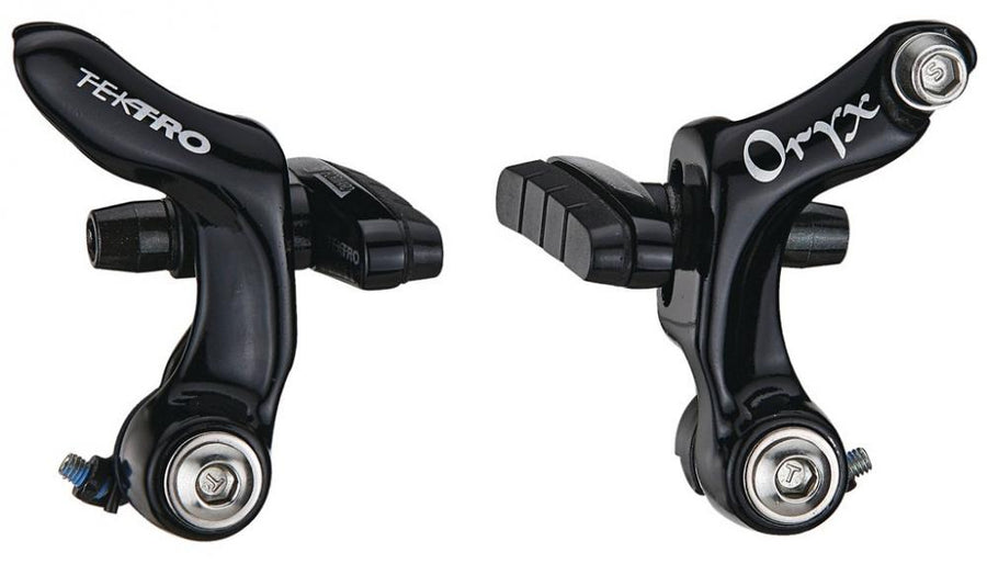 Tektro Oryx 992AG Cantileverbremse, geschmiedetes Aluminium, schwarz, für Cyclocross, passend für Felgenbreite 23-37 mm, lineares Federdesign