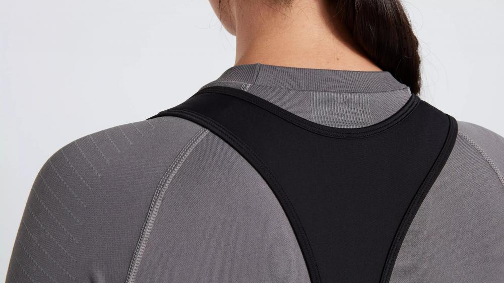 SEAMLESS BASELAYER LS WMN GRY S/M - Nahtlose Damen Funktionsunterwäsche Langarm - Bekleidung