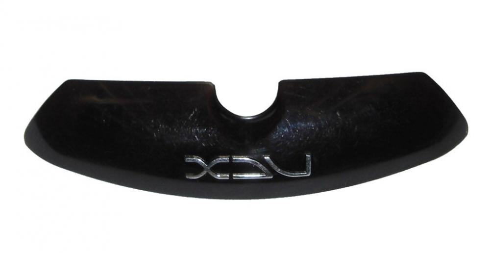 Schwarze SR-Suntour NCX Scheinwerfer Sockelblende für Fahrrad Gabelbrücke.