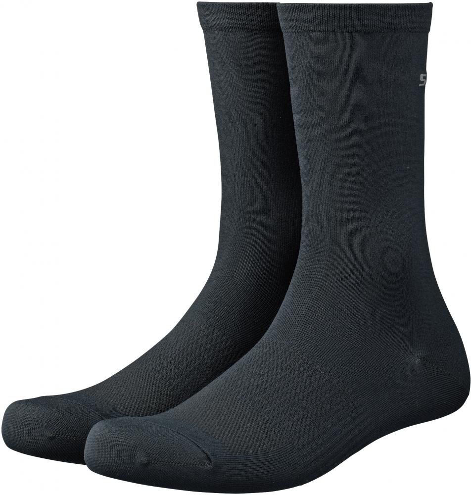 SHIMANO PERFORMANCE SOCKS BLACK Größe L/XL BLACK - atmungsaktive Radsocken