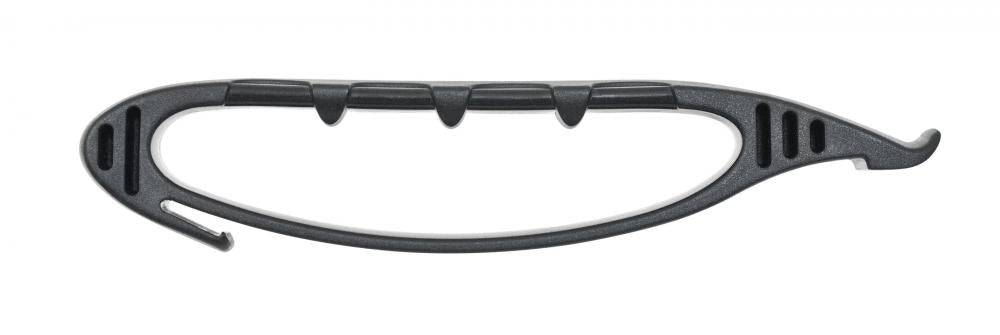 Crankbrothers Speedier Lever Reifenheber aus schwarzem Nylon, ergonomisch geformt für Rennrad, Trekkingrad und MTB.