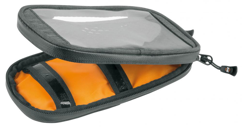 SKS Smartphonehalter Smartboy Plus - schwarz, Kunststoff, inkl. Tasche, sicher und flexibel am Fahrradlenker befestigen