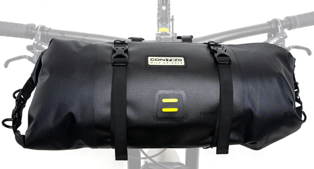 Contec Lenkertasche Mile Grinder Front schwarz Größe 62.5x28 cm 8 Liter