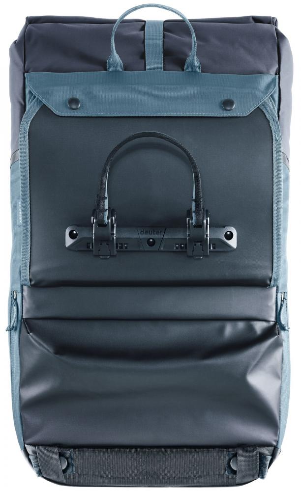 Deuter Xberg 25 Fahrradrucksack Rot - 2in1 Klappmechanismus & Hinterradtasche