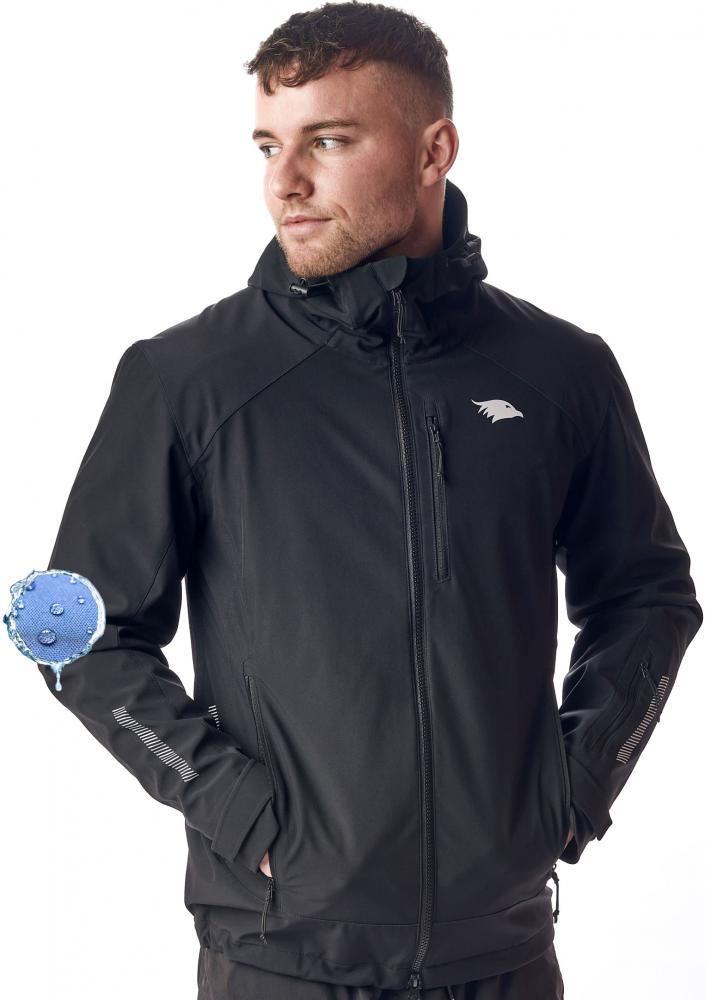 Valkental Jacke 3in1 Smart Jacket wasserdichte Jacke mit Fleece Zipp-In Herren 3XL schwarz