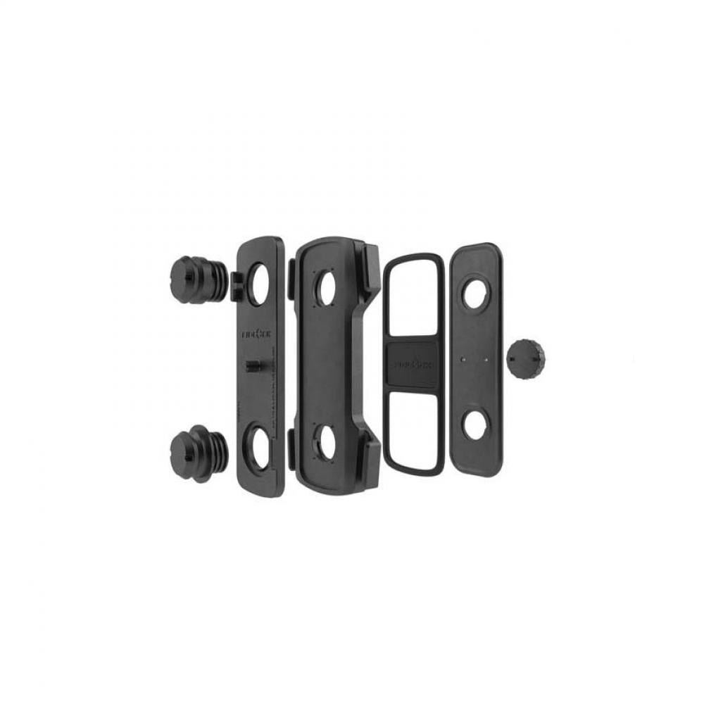 Fidlock Twist Tex Base Multi - Magnet-Mechanischer Flaschenhalter für vertikale und horizontale Gurte, flexibler Halt an Rucksäcken und Taschen