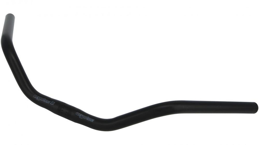 Ergotec Lenker Bügel Cruiser schwarz, 25,4mm, 590mm, 76mm Höhe, 52 Grad Kröpfung