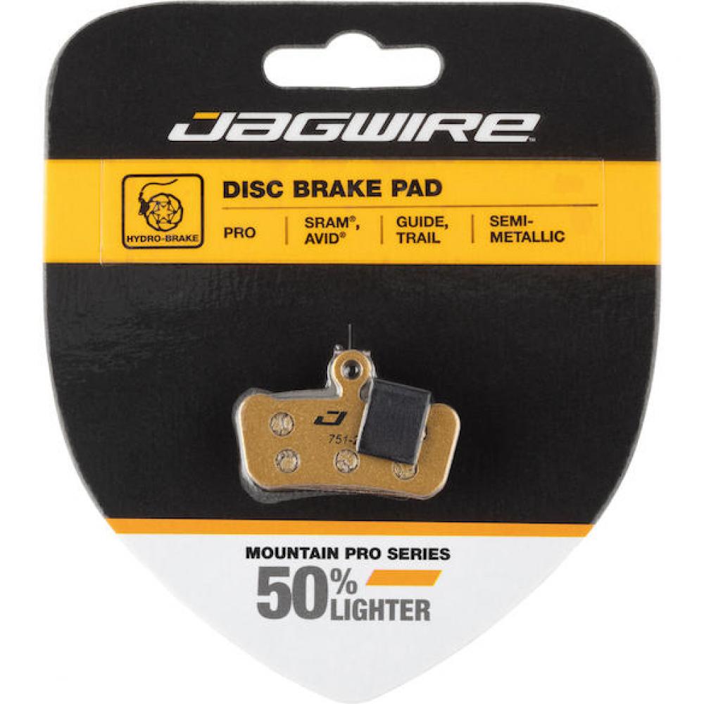 Jagwire Disc Pro Semi-Metallic Bremsbeläge - leichte Scheibenbremsen für SRAM, Shimano & Trail