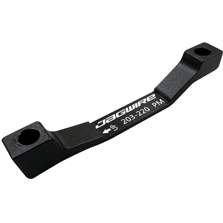 Jagwire Bremssatteladapter Postmount 203mm auf 220mm Schwarz - präzise Scheibenbrems-Performance