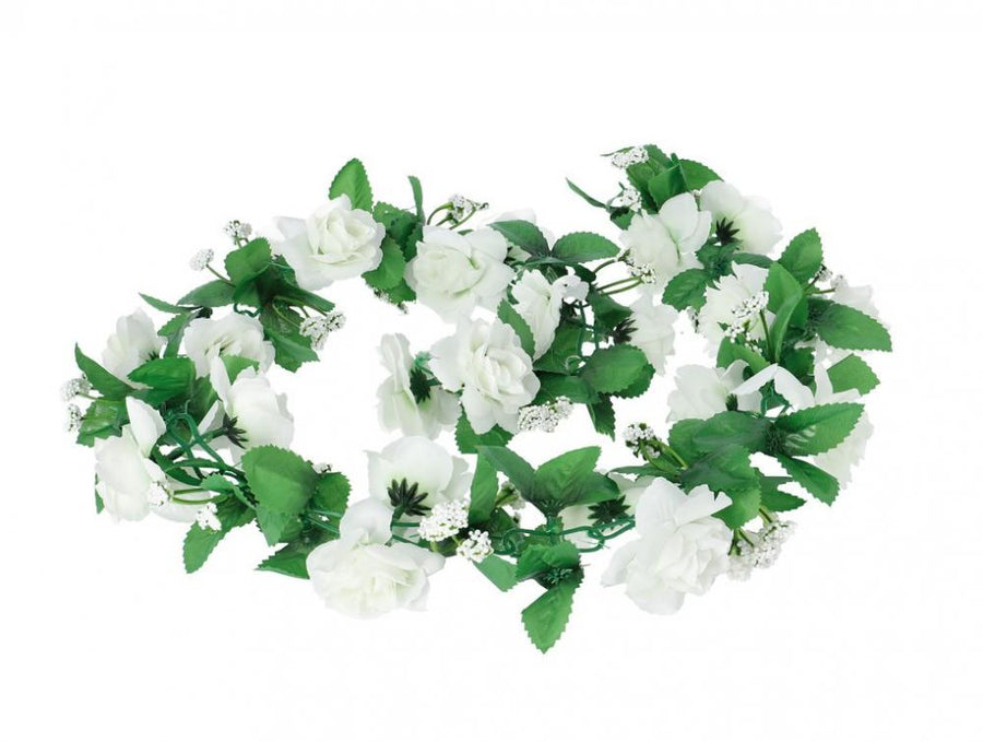 Basil Blumengirlande Flower Garland weiß