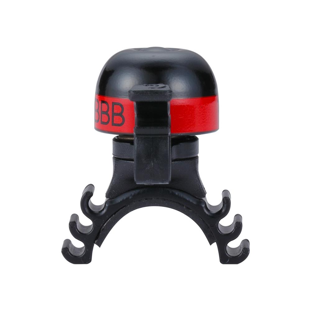 BBB Cycling BBB MiniFit Fahrradklingel 78 schwarz - kompakte, laute Klingel mit Schnellverschluss
