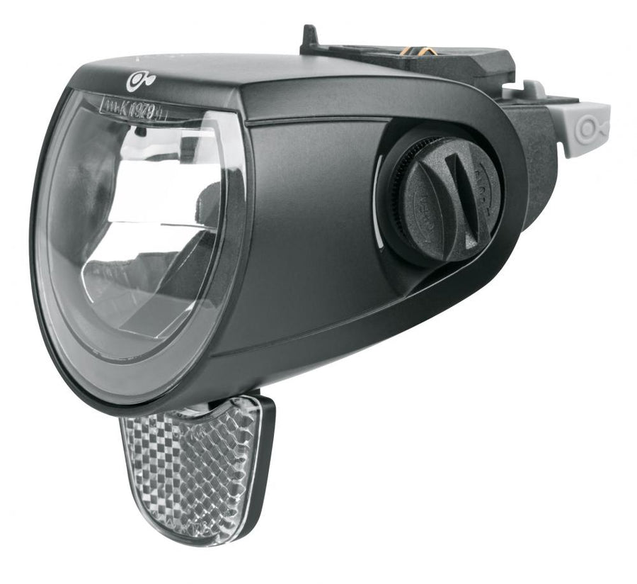 MonkeyLink SkyeLight 80 LUX Front CONNECT: 80 Lux LED-Frontscheinwerfer mit Tagfahrlicht, K-Reflektor, winkelverstellbar, magnetische Halterung, StVZO-zugelassen