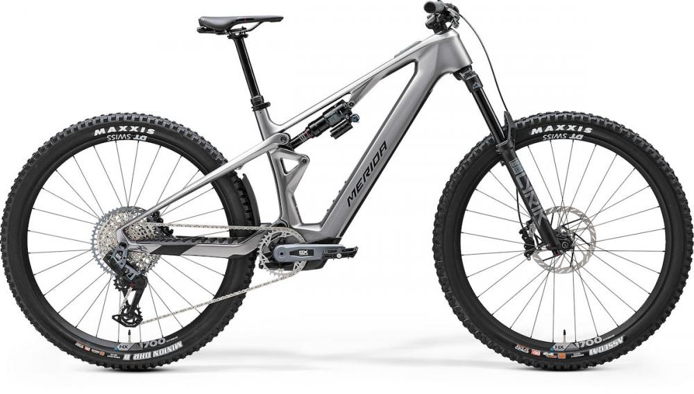 Merida eONE-SIXTY SL 8000 I1 glossy XS Grau - kraftvolles E-MTB für anspruchsvolle Trails