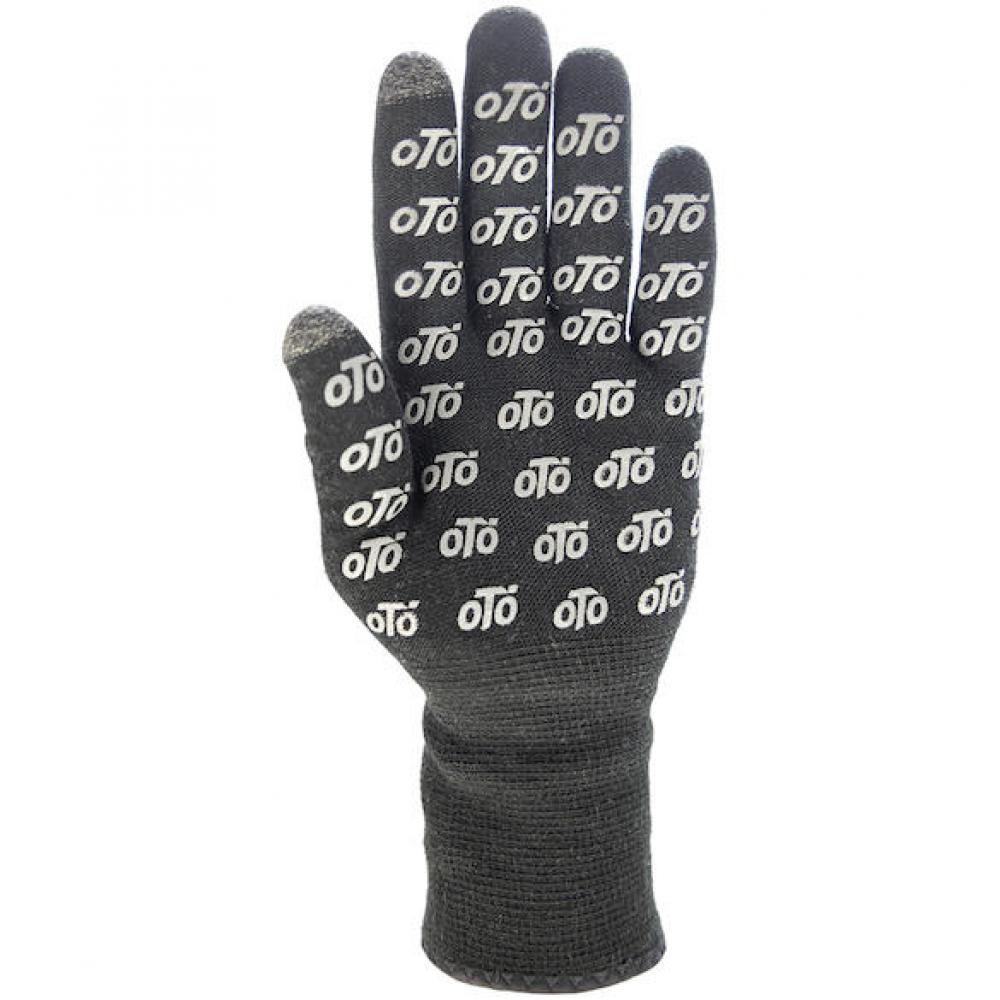 VeloToze Handschuhe Knitted wasserdicht M Schwarz - warme, trockene Hände beim Raßahren