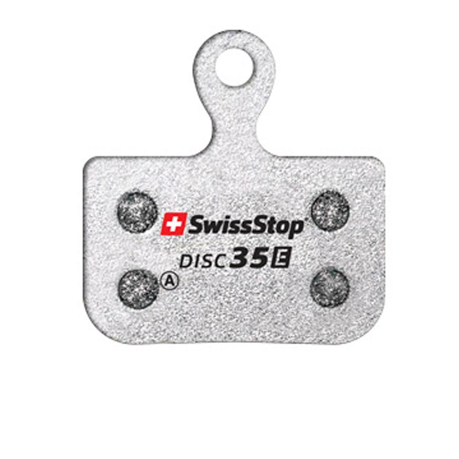 SwissStop Disc 35 E SRAM E-Bike Scheibenbremsbeläge Rot - Organische Belagsmischung, Geräuscharm & Hitzebeständig