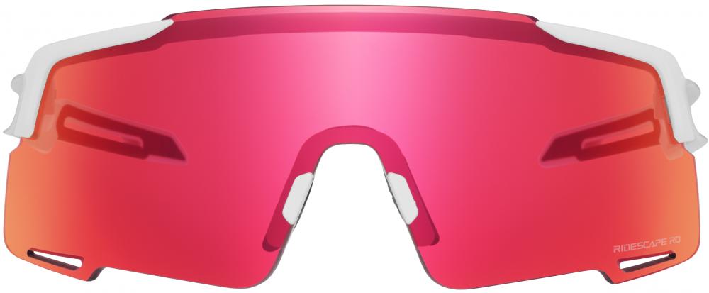 SHIMANO BRILLE EQUINOX RIDESCAPE ROAD MATTE WHITE Brille - Radsport