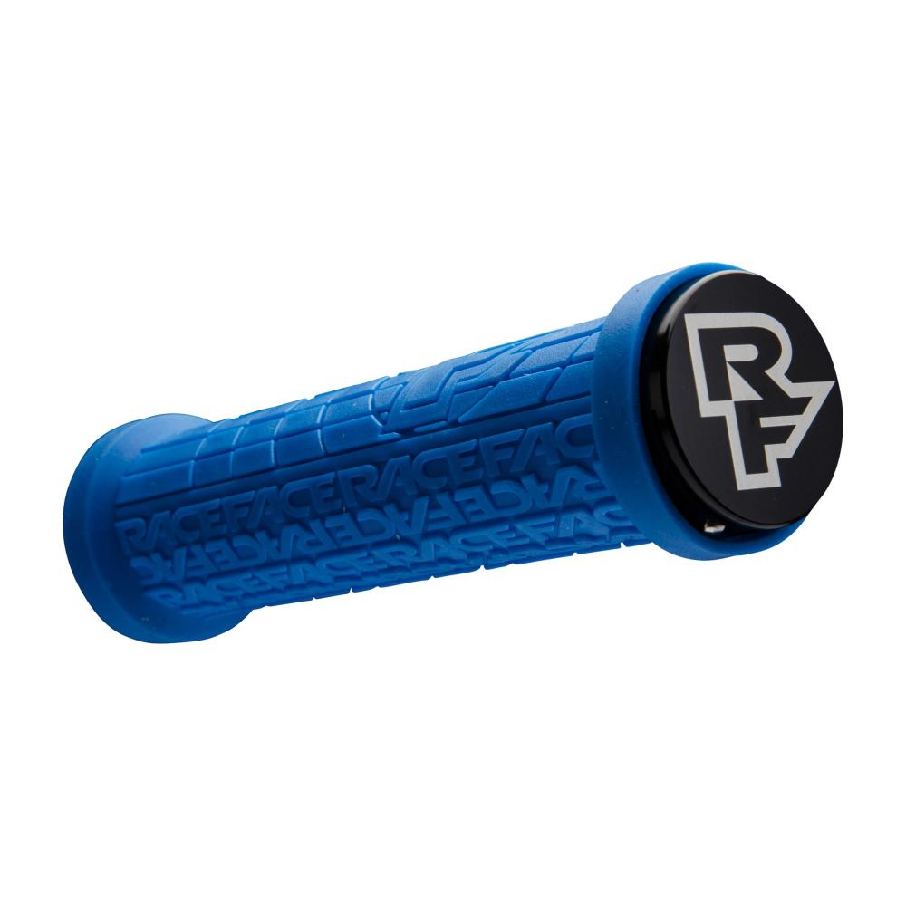 Race Face Grippler Lock-On Griff, 30mm, blue - sicherer Halt und Kontrolle am Lenker
