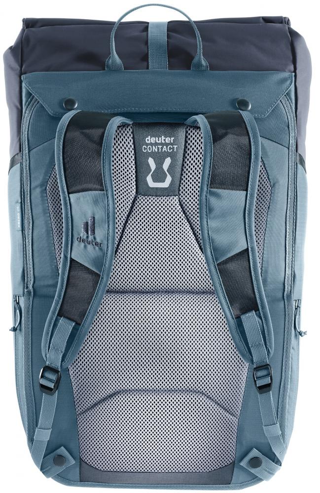 Deuter Xberg 25 Fahrradrucksack Rot - 2in1 Klappmechanismus & Hinterradtasche