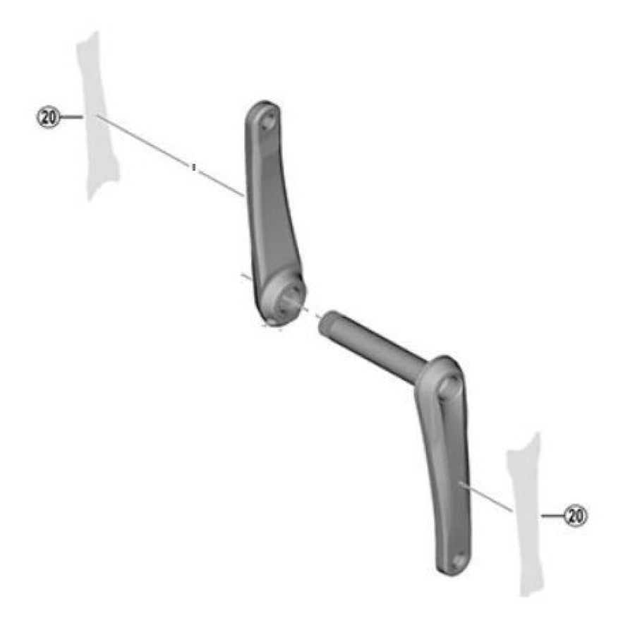 SHIMANO Schutzfolie FC-M8100 175/180mm Aufkleber - 180mm