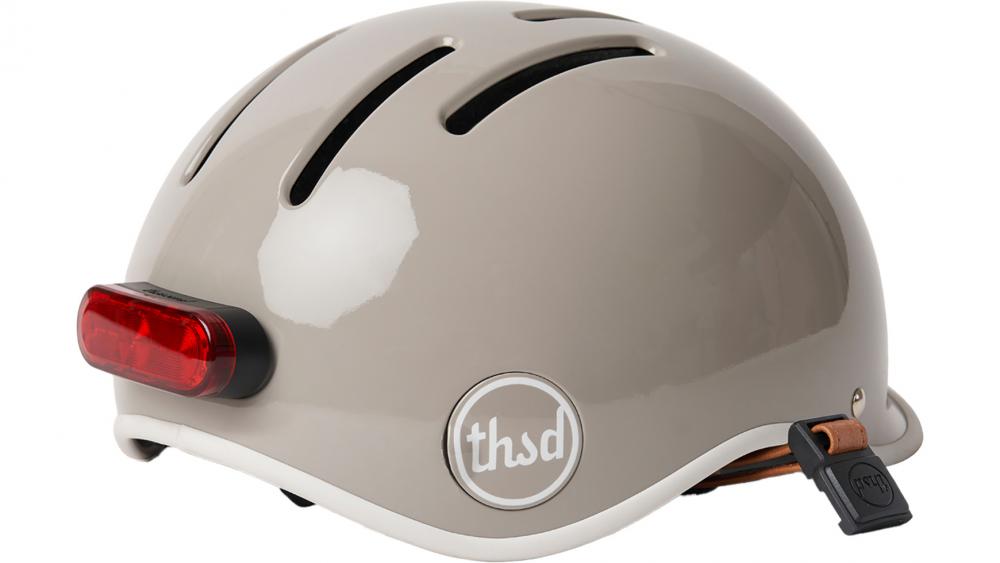 Thousand Heritage 2.0 Dove Grey L - Fahrradhelm Retro Design, Größe 59-62 cm, mattgrau, Sicherheitsverschluss, Belüftung