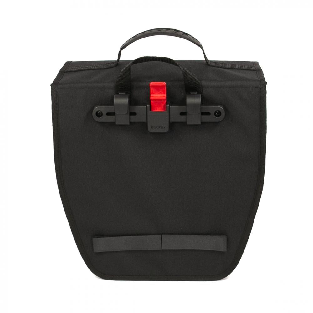 Haberland Einzeltasche 16l Pur schwarz - formstabile Fahrradtasche mit moderner Ausführung