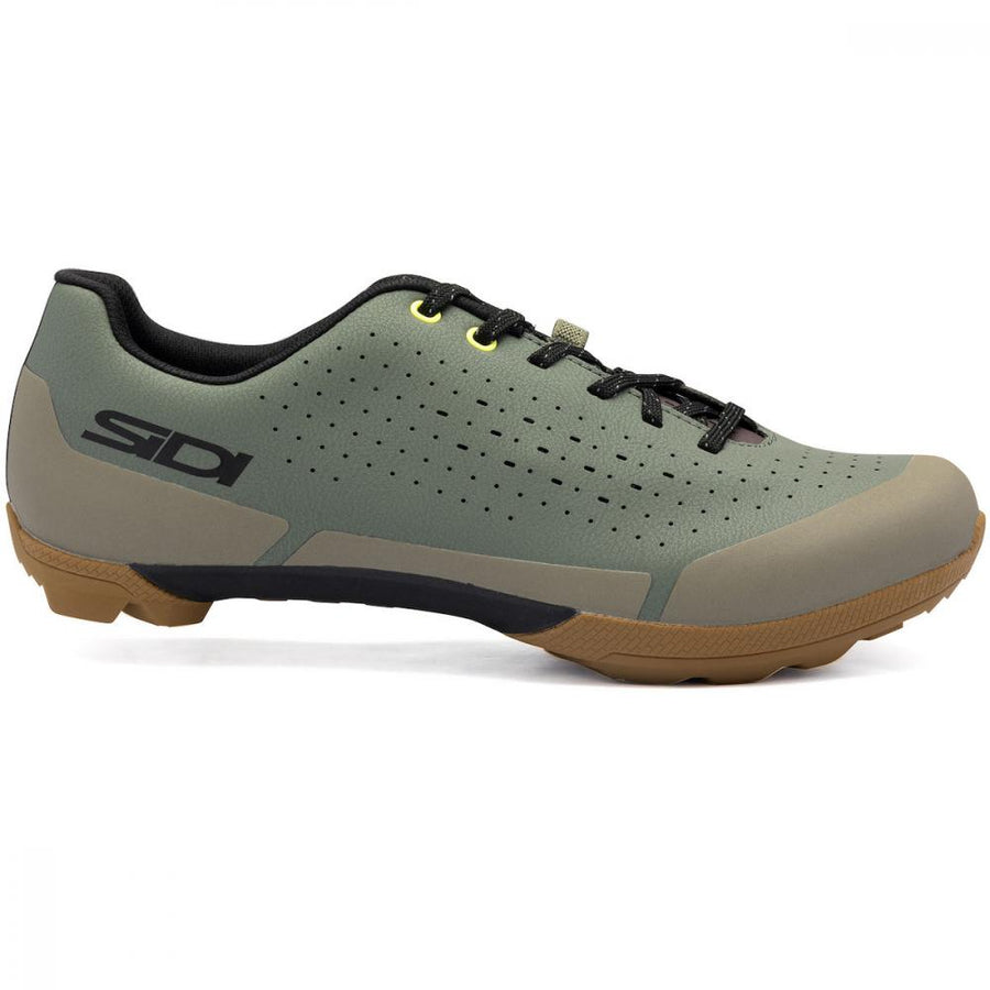 SIDI Asper Laces Gravel-Schuhe Military Gr. 44 - Microtech, GR1NC-Sohle, Millenium Fit, Komfort & Grip