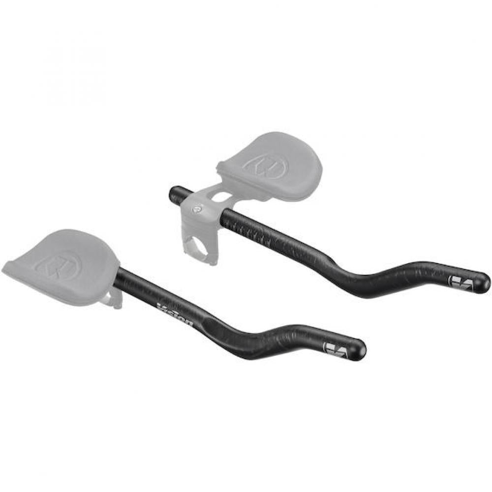 Vision Extensions für Metron TFA 385 mm Schwarz - aerodynamische Vollcarbon-Aufsätze