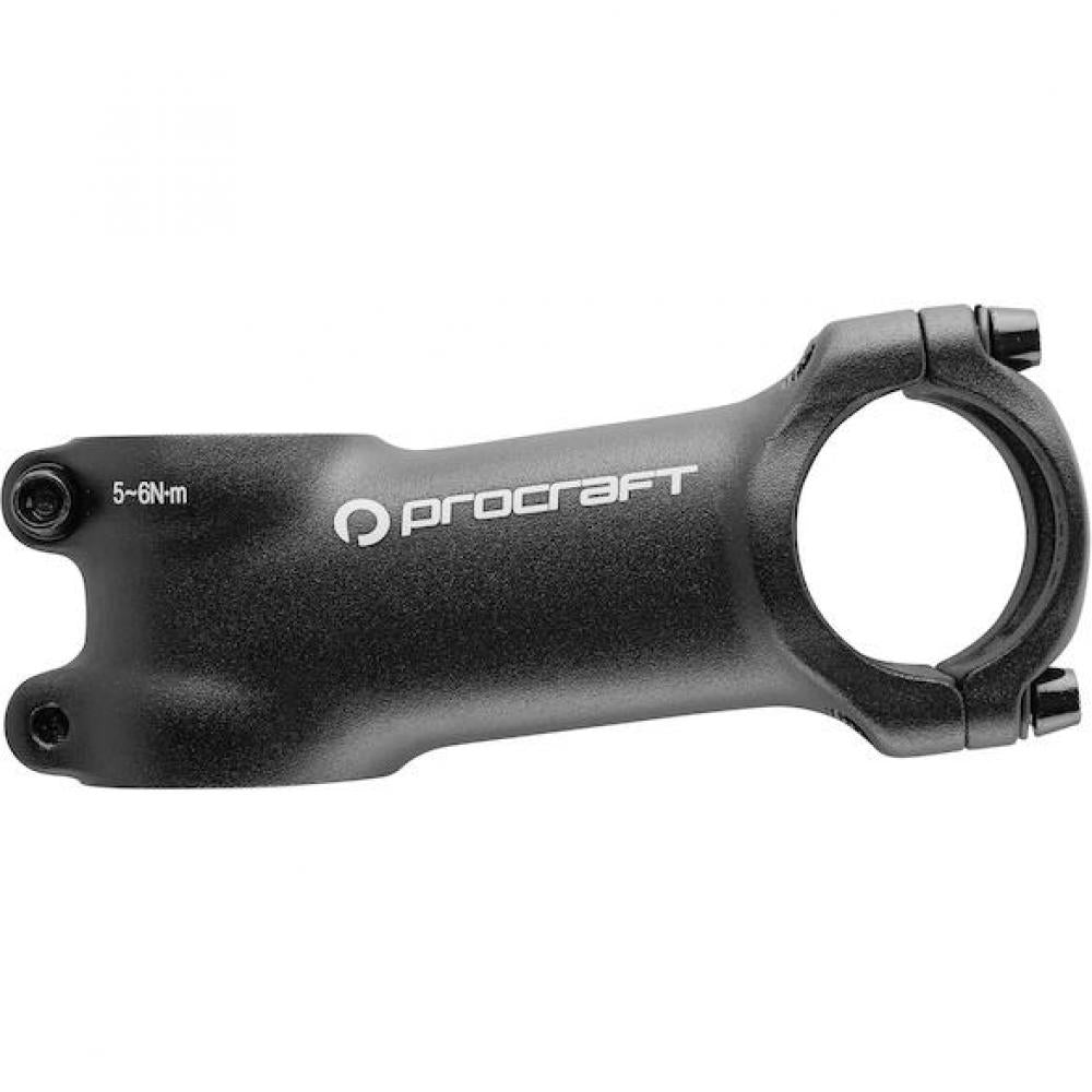 Procraft Comp II Vorbau 7° / 60 mm 31,8 mm Schwarz - Formschöner Fahrradvorbau aus Aluminium