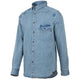 IXS Sports Division iXS Carve Digger Organic Denim Shirt XL Washed Blue - stylisches Bike- und Freizeit-Hemd