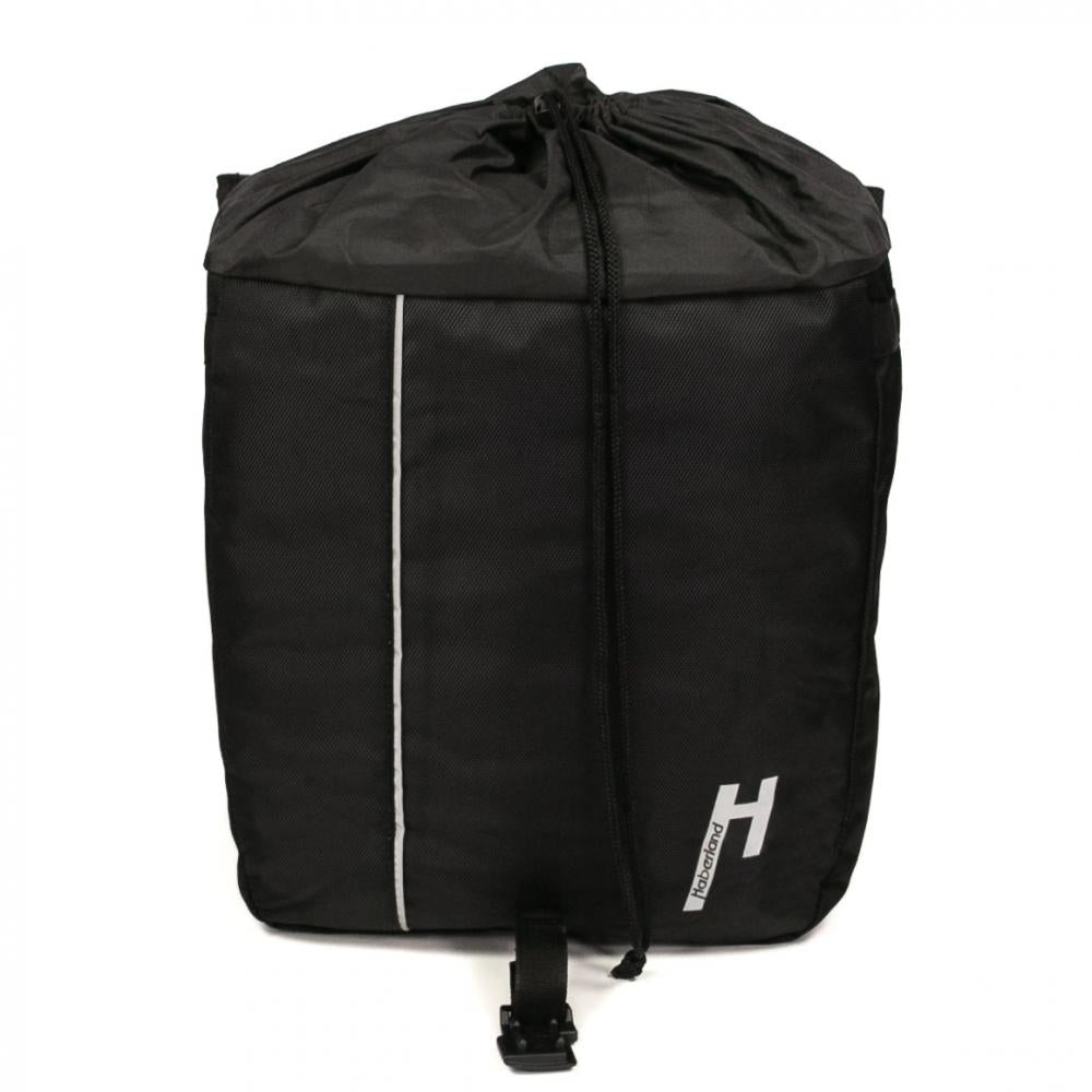 Haberland Einzeltasche 18l Street Work schwarz - praktische Fahrradtasche für Alltag & Beruf