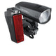 Axa Kombiset Niteline DE 35 Lux LED Batterie 35 Lux Frontleuchte+LED Rücklicht