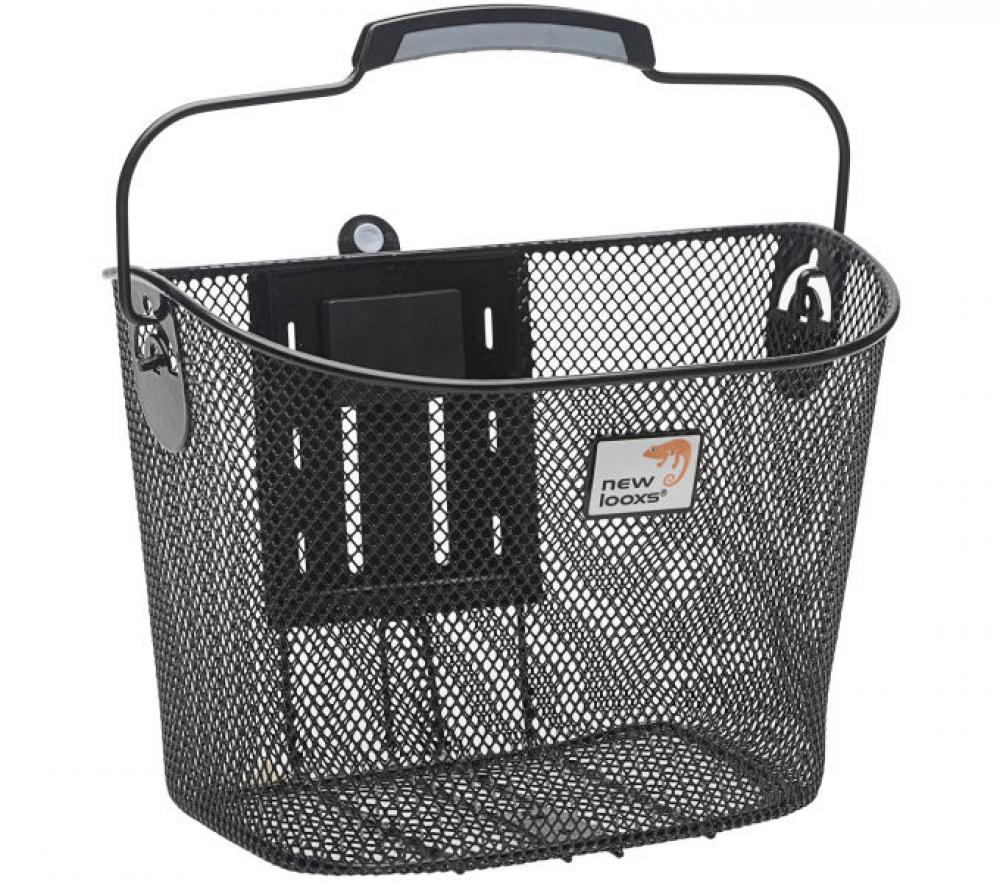 NEW LOOXS KORB TOSCANE SMARTLOCK BLACK 19L STEEL 34X25X25CM