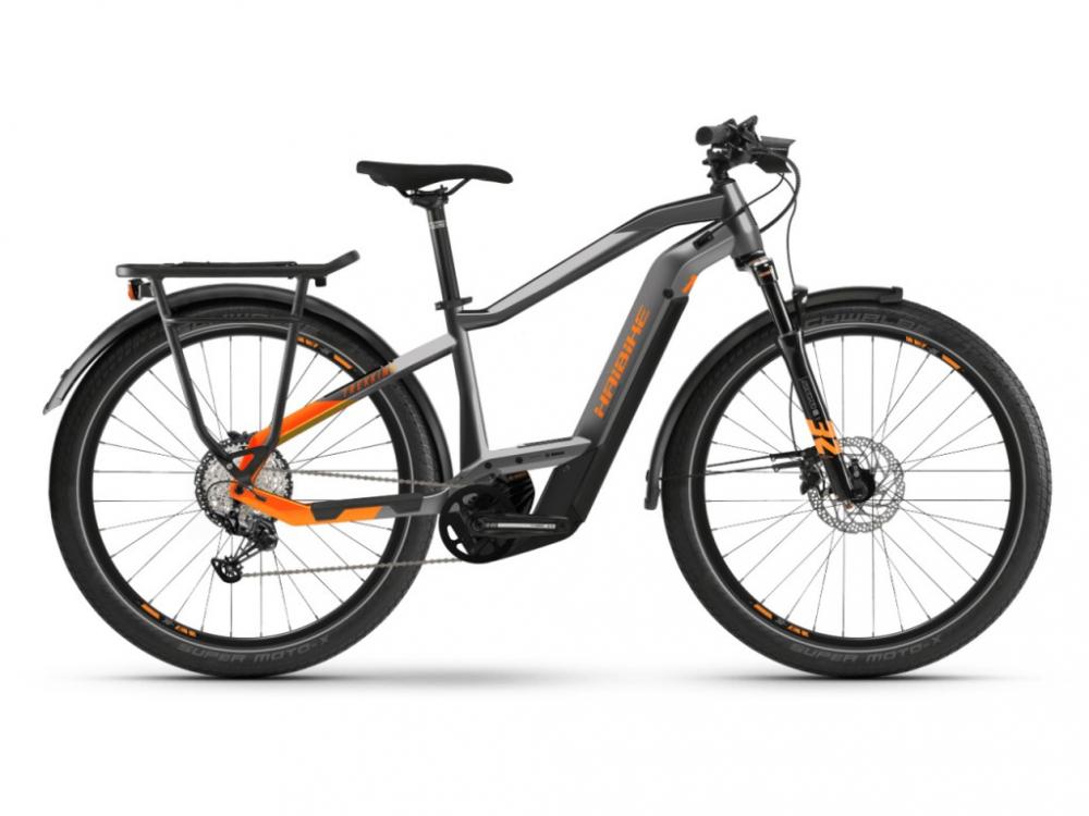 HAIBIKE Trekking 10 i625Wh 12-G SLX BCXK (2022), titan/lava matte, Gr.S/50cm