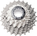 Silberne SHIMANO DURA-ACE CS-R9100 11-fach Rennrad Kassette 11-25Z für präzise Schaltvorgänge.