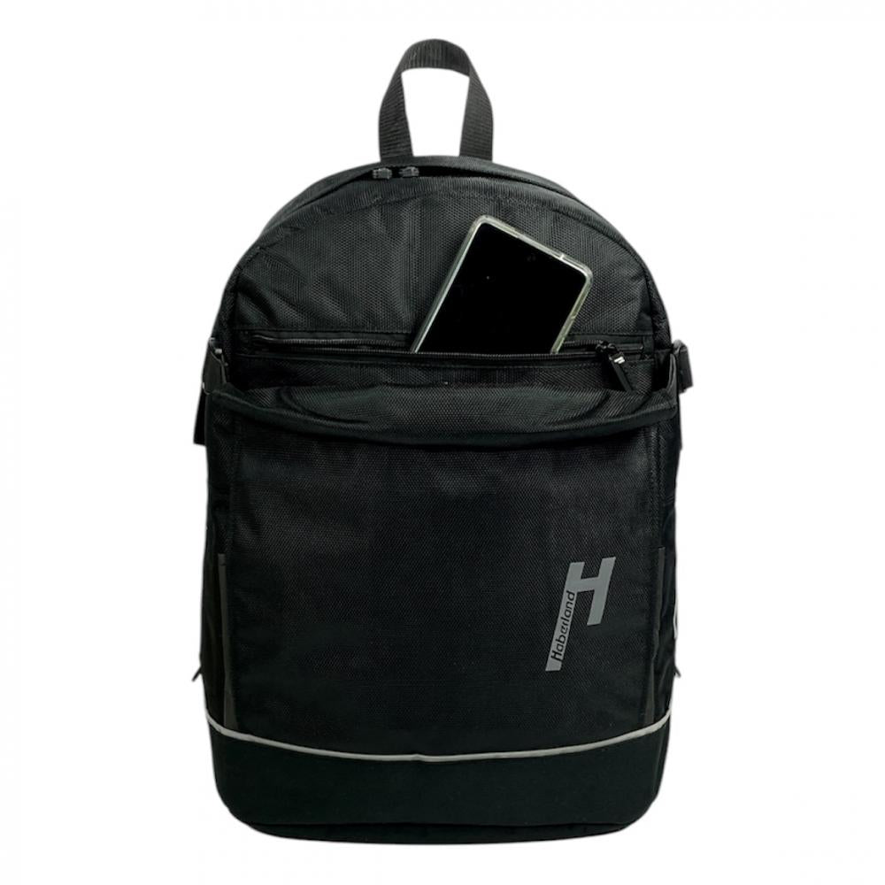 Haberland Bike-Rucksack Lucky Active Plus schwarz - vielseitige Gepäckträger-Tasche