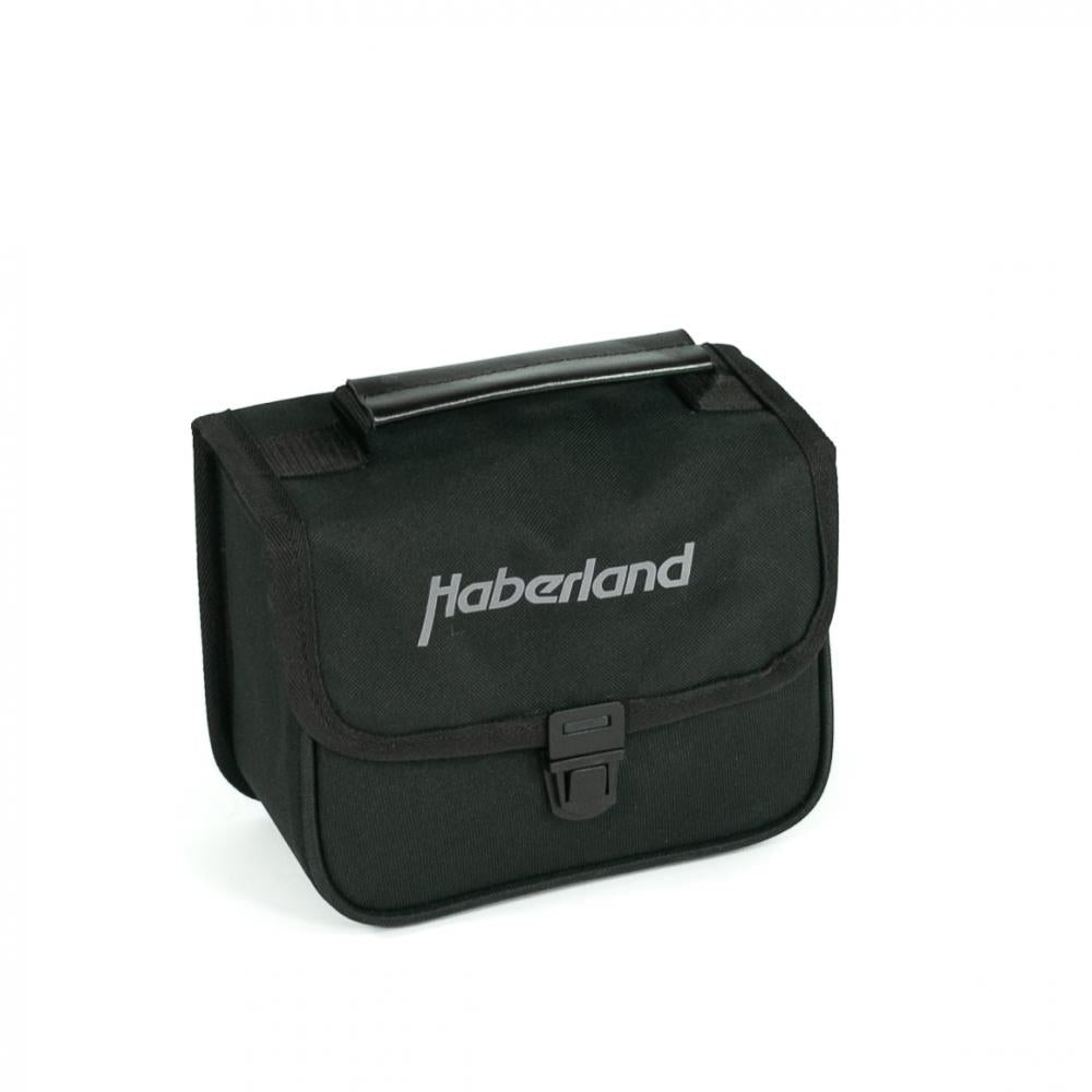 Haberland Lenkertasche 2l Einsteiger schwarz - kompakte Fahrrad-Lenkerstasche für Alltag & Tour