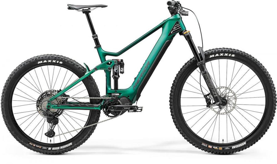 Merida eONE-SIXTY 8000 EP2 M (44) Grün/Schwarz - leistungsstarkes E-MTB für anspruchsvolle Trails