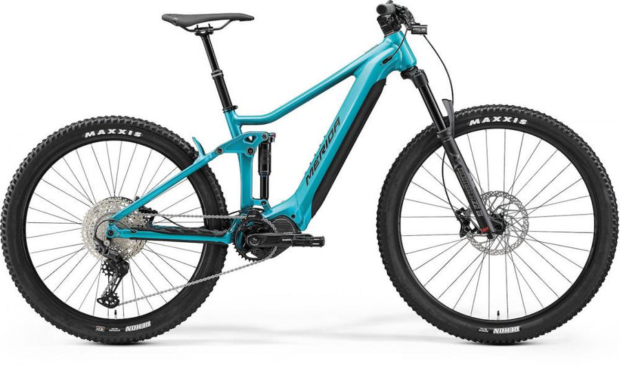 Merida eONE-FORTY 500 EP2 metallic-türkis/schwarz XXL (50) Metallic-Türkis/Schw - Trail E-MTB der aktuellen Generation