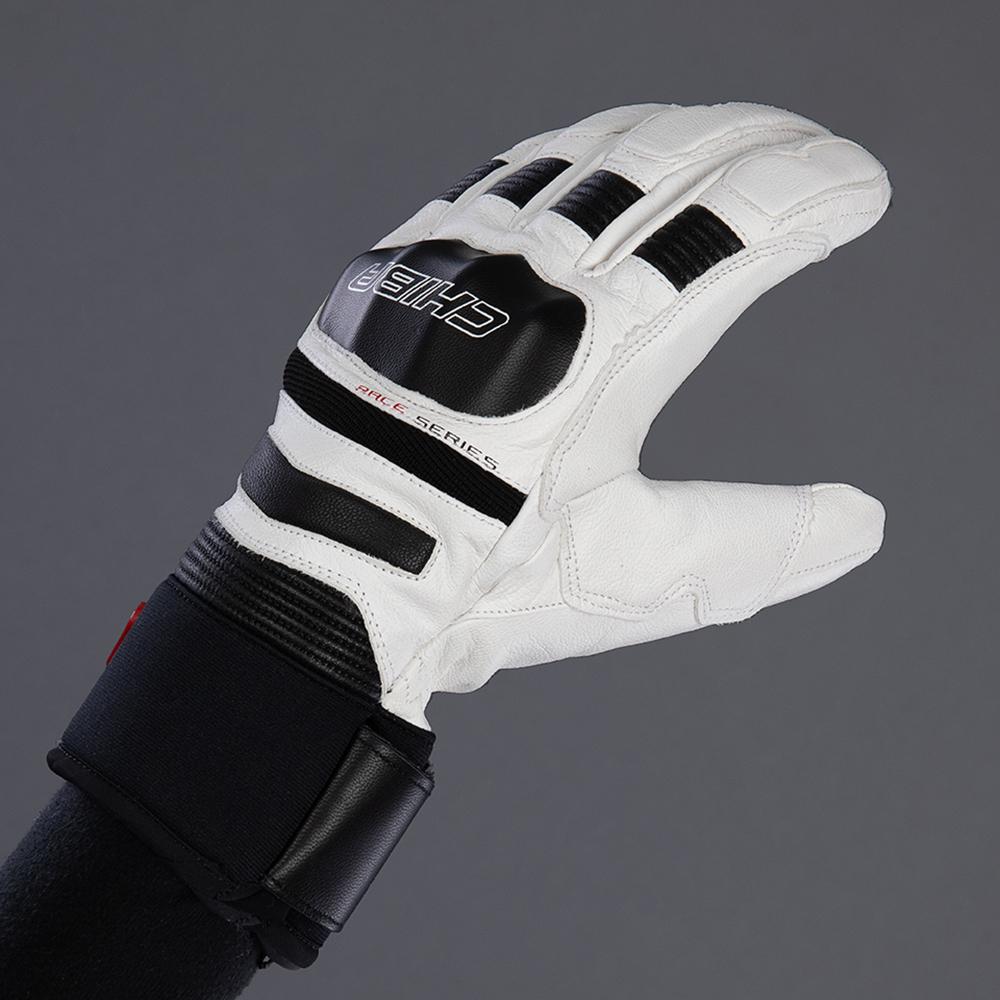 CHIBA Super Race - wasserdichte Winter-Radhandschuhe, Größe 10, weiß