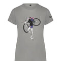 SHIMANO W's Sentiero Ltd T-Shirt Gray s - atmungsaktives Bike-Shirt für Damen