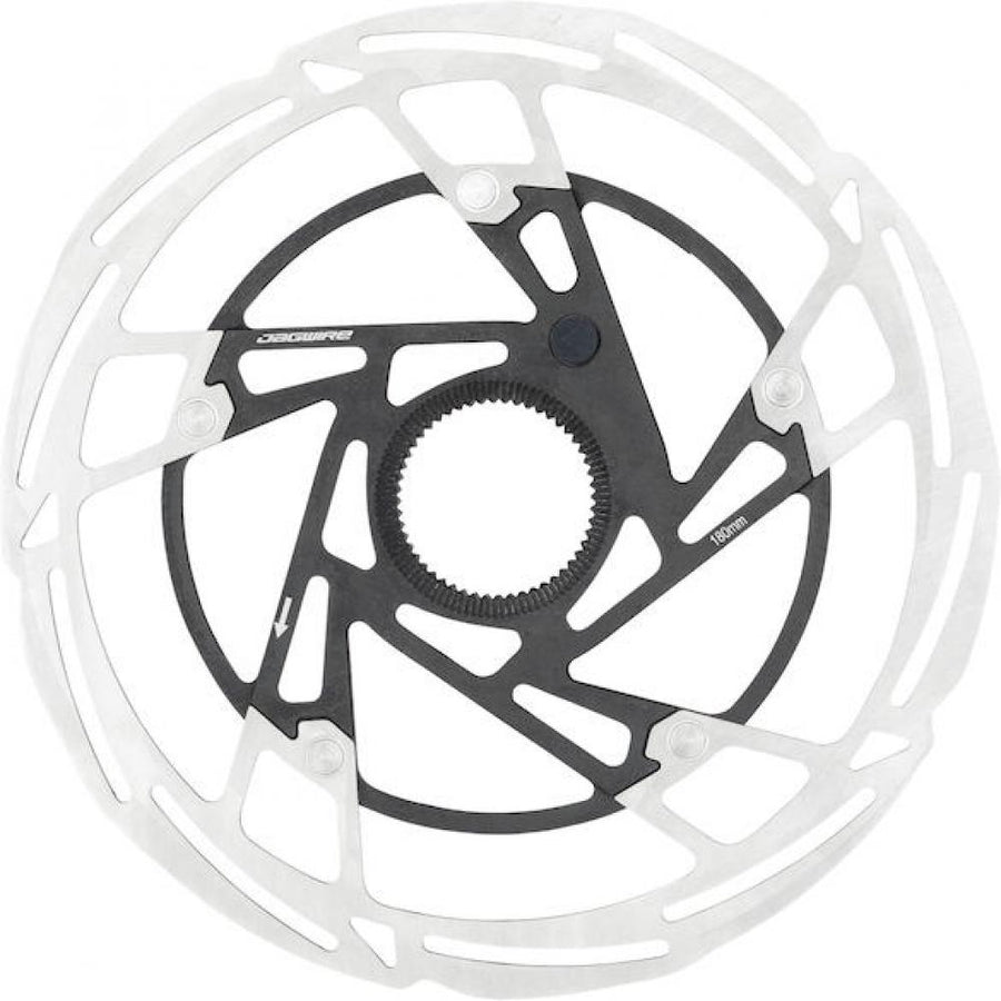 Jagwire Bremsscheibe Pro LR2-E Centerlock 220 mm Silber - leise, stark & e-bike-ready
