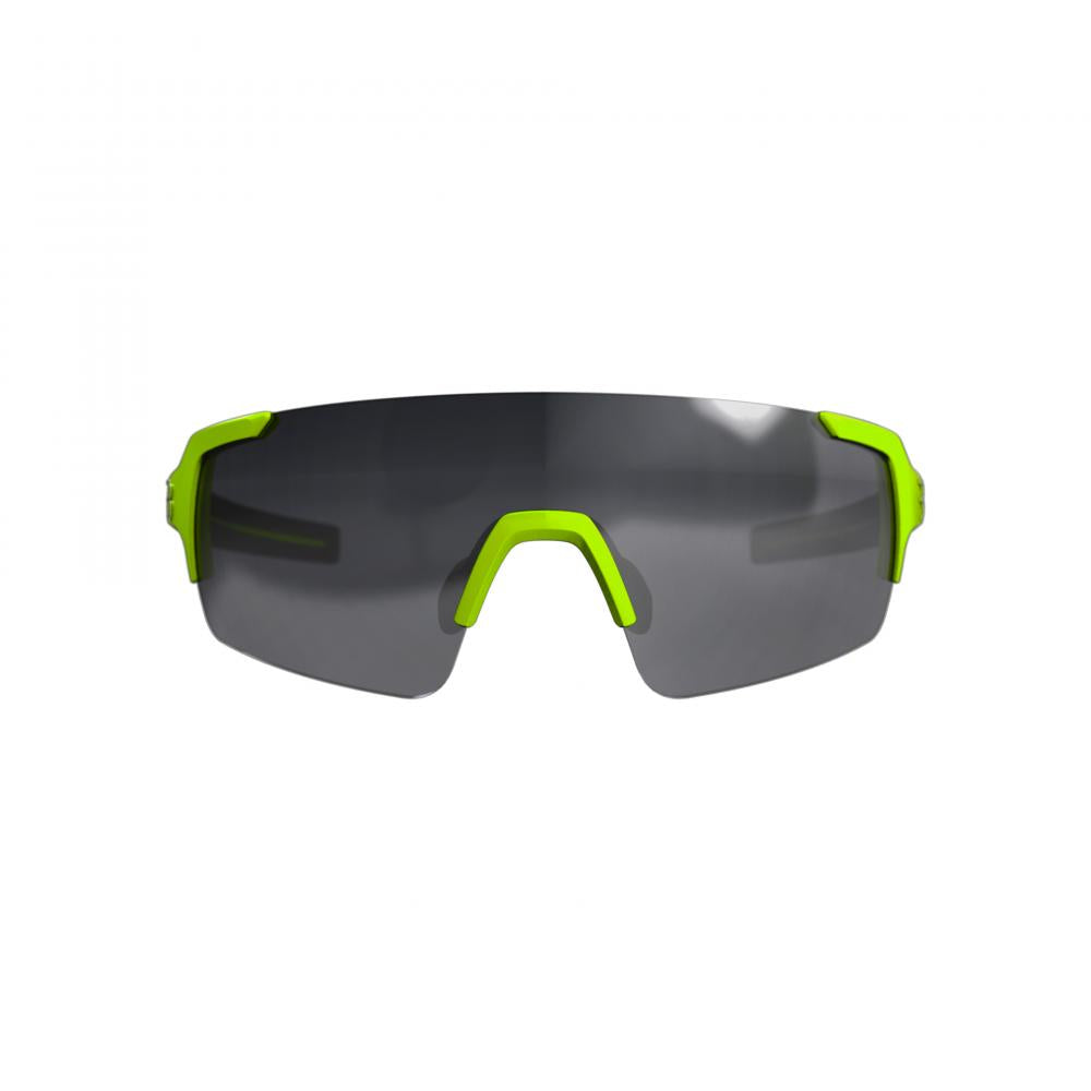 BBB Cycling Sportbrille FullView matt neon gelb - maximale Sicht und Schutz