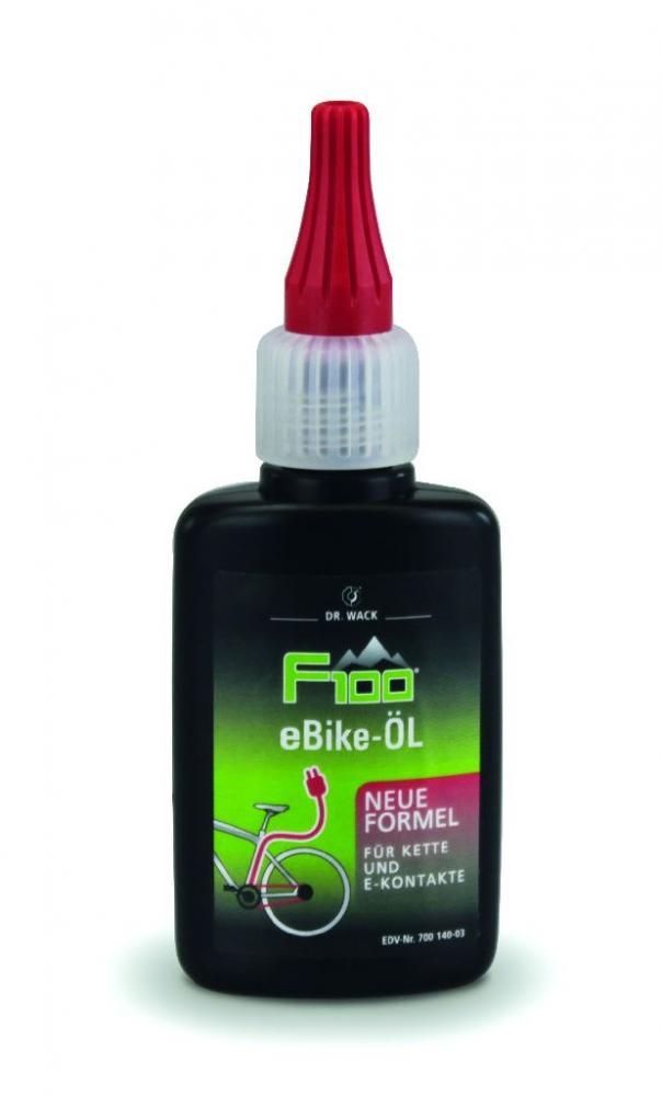 DR. WACK F100 E-Bike Kettenöl 50ml - Hochleistungsschmiermittel für eBike Ketten - Kettenpflege