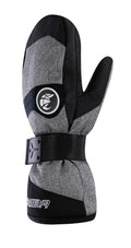 CHIBA Board Mitten - wasserdichte Primaloft Winter-Handschuhe, Größe 7, Hlgrau/weiß