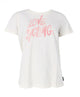 XLC Casual Damen T-Shirt weiß rosa Gr L