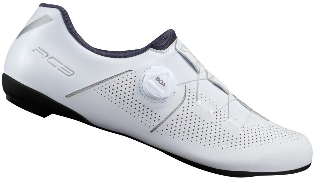 SHIMANO Fahrradschuhe RC302 Herren/Damen Road SPD-SL Größe 52 Weiß