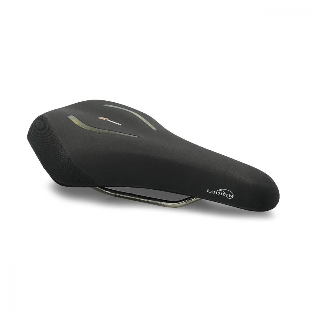 Selle Royal Lookin Evo Moderate Fahrradsattel, schwarz, komfortabel, nachhaltig, Unisex Standardgröße.