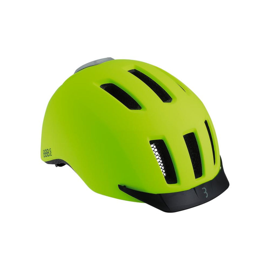 BBB Cycling Helme Grid M (54-58cm) matt Neon gelb - sicherer City- und E-Bike-Helm