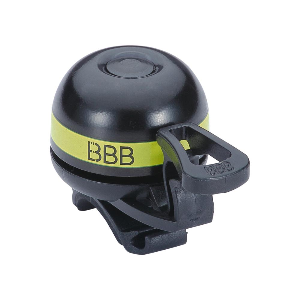 BBB Cycling BBB Klingel EasyFit Deluxe gelb One Size gelb - flexible Fahrradklingel mit Schnellverschluss